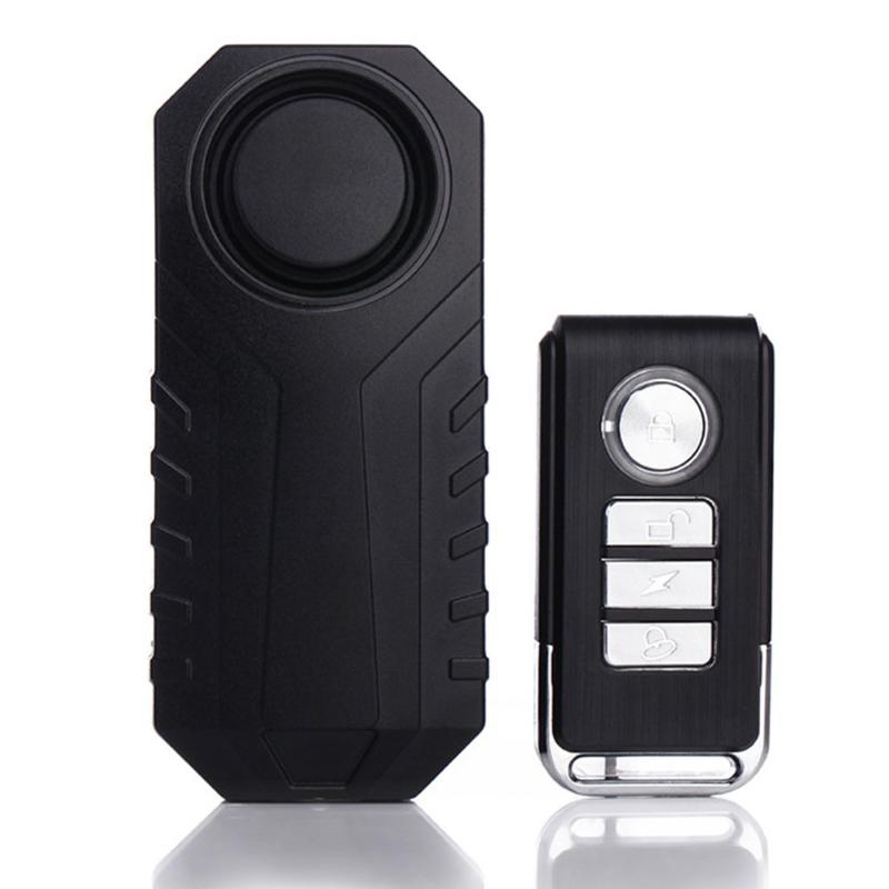 

Dustproof Motorcycle 113dB Bike Cycling Bicycle Alarm Alerter Waterproof Security Accessories Wireless Remote Control Anti Theft car