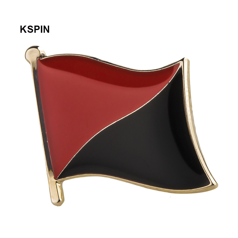 

anarcho-communist Flag Lapel Pin Badges For Clothes In Patches Rozety Papierowe Backpack XY0044