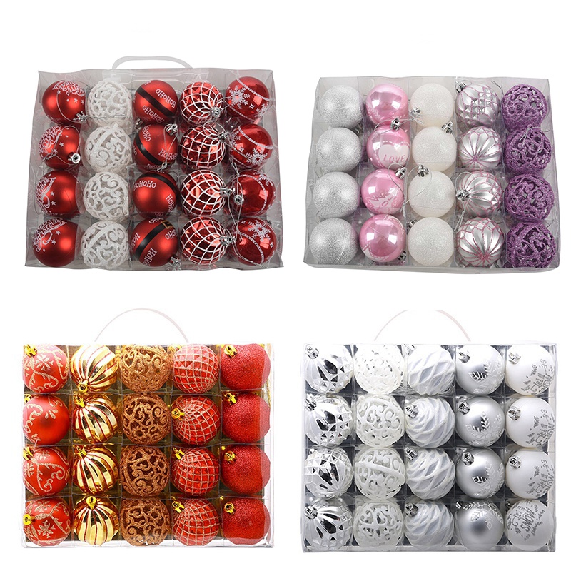 

6Cm Christmas Xmas Tree Ball Bauble Hanging Home Party Ornament Decor Pendant Hanging Home Decoration Ball for Party