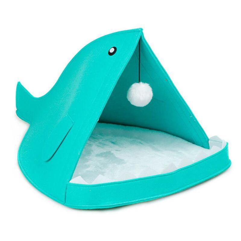 

Pet Semi-enclosed Litter Box with Removable Anti-splashing Cat Toilet Cat Supplies