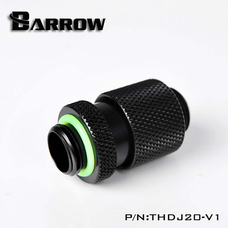 

Barrow THDJ15-V1 THDJ20-V1 THDJ25-V1 Extension Fitting,Rotate Fine Tuning BuAdapter,Black/Silver/White/Gold water cooler
