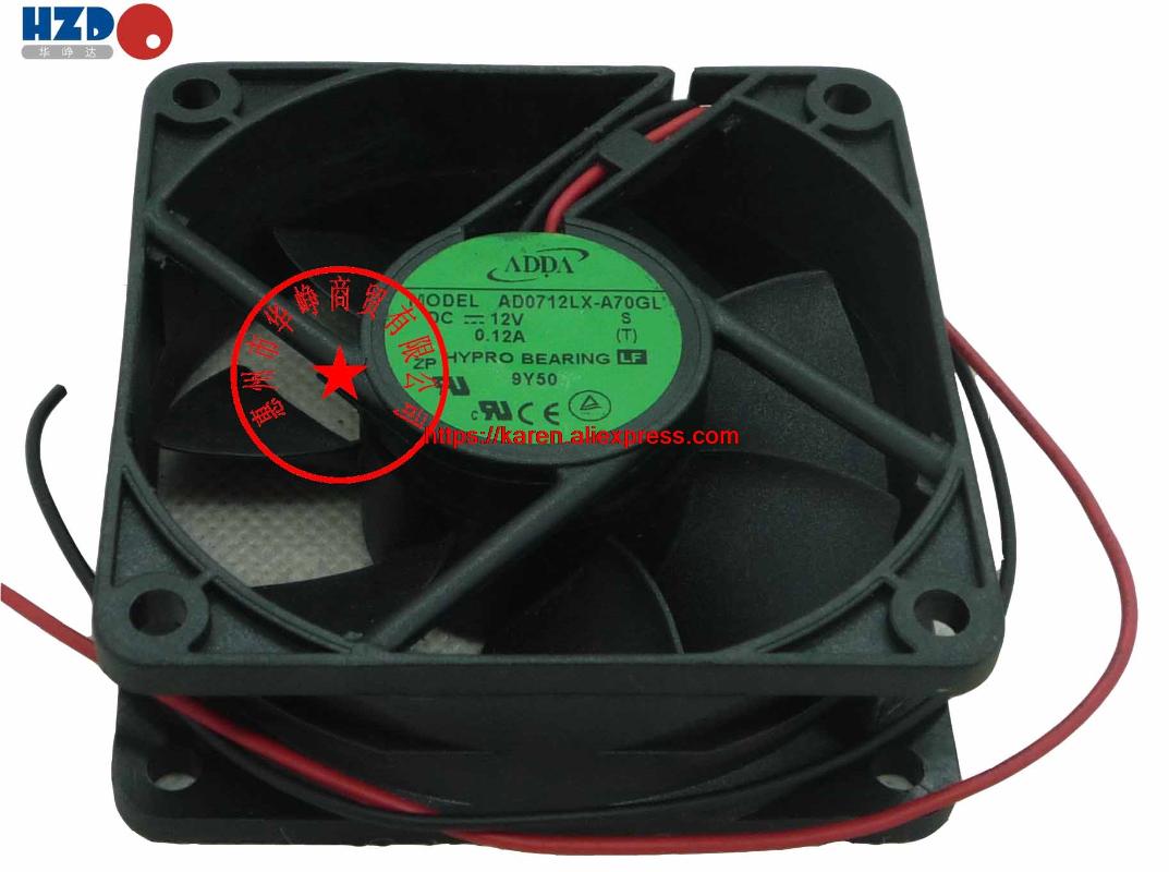 

FOR ADDA AD0712LX-A70GL A7025-33RB-3AN-F2 F7025B12E MGT7012XR-R25 7025TH12B-MD1 DC12V 0.85A cooling fan HZDO