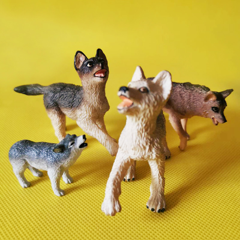 

1 Pcs/cute /evil wolf/miniatures/figurine/lovely/fairy garden gnome/terrarium decoration/cute//toy/model
