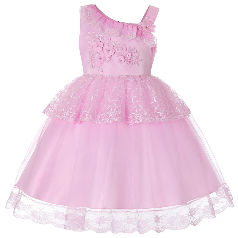 

Girls Applique Beading Dresses Elegant Piano Lace Teenage Girls Dress For Kids Wedding Party Princess Ball Gown Evening Dresses, Lavender