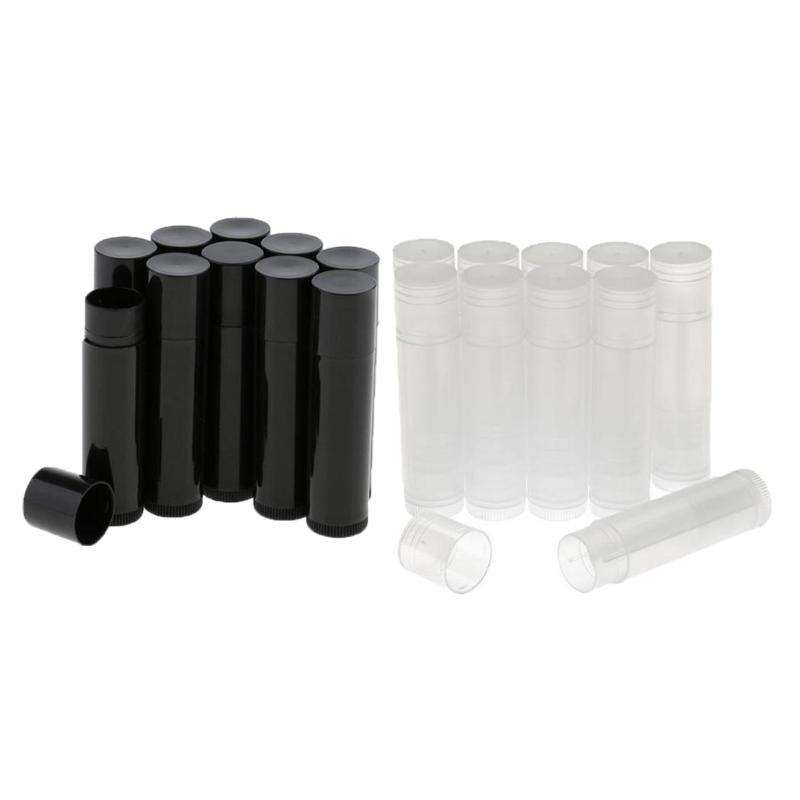 

20 Pieces Empty Lip Tubes Cosmetic Containers Lipstick Bottles