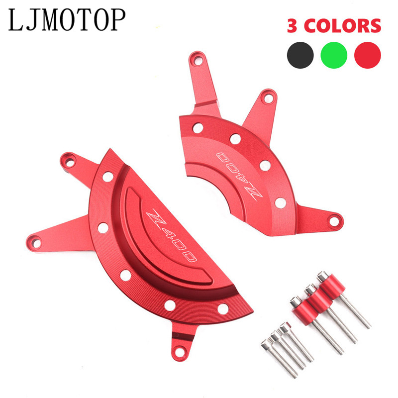 

Newest Motorcycle CNC Aluminum Engine Cover Protection Guard Decoration for Z400 2020-2020 Z 400 2020 2020 Accessories
