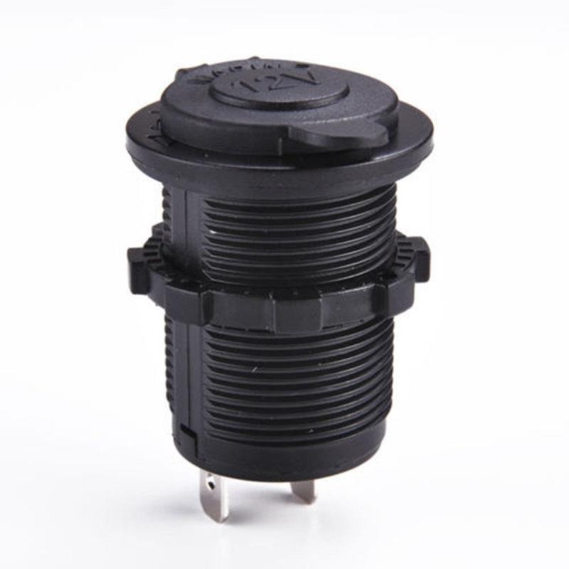 

Universal 12V Automobile Motorcycle Pedestal Car Boat Motorbike Cigarette Lighter Socket Plug Outlet Waterproof