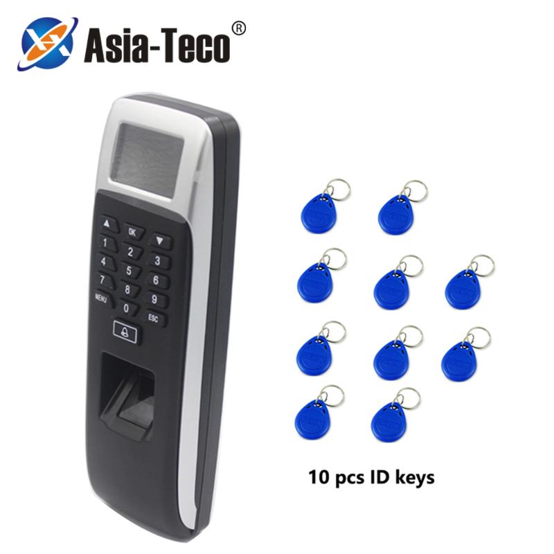 

Biometric 1.8 inch Screen 125Khz Fingerprint Access Control System Employee Time Attendance TCP/IP USB Port 3000 User