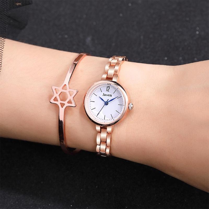 

Fashion Small Watch Women Simple Inlaid Alloy Watch Ladies Quartz Ultra-thin Watches Women Watches Top 2020