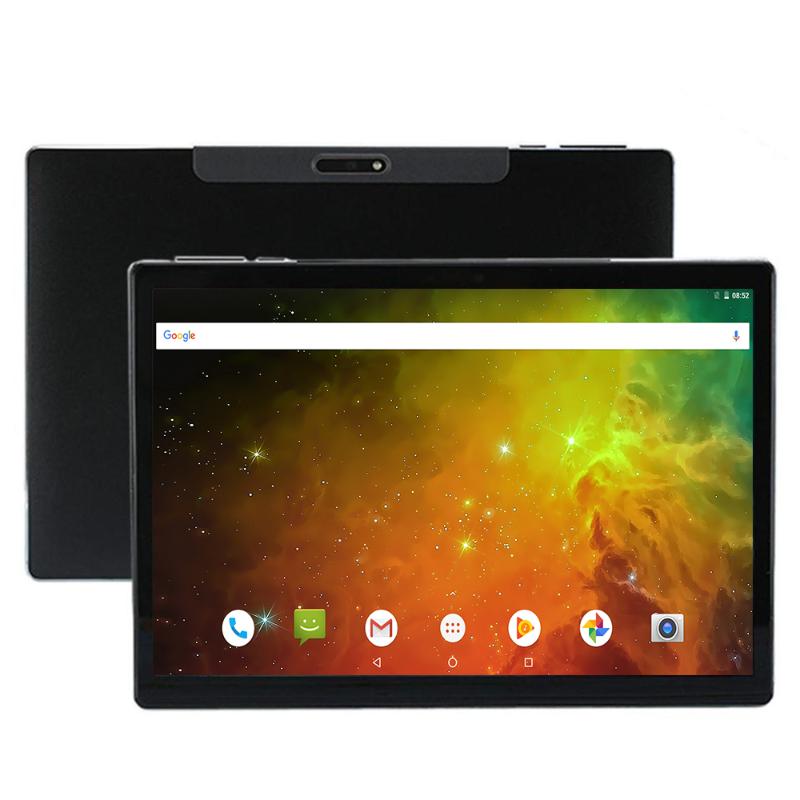 

Dual sim card phone tablet 10.1 inch 10 cores 1920*1200 4G android tablet gps for gaming multiple language type-c 13 MP, Black