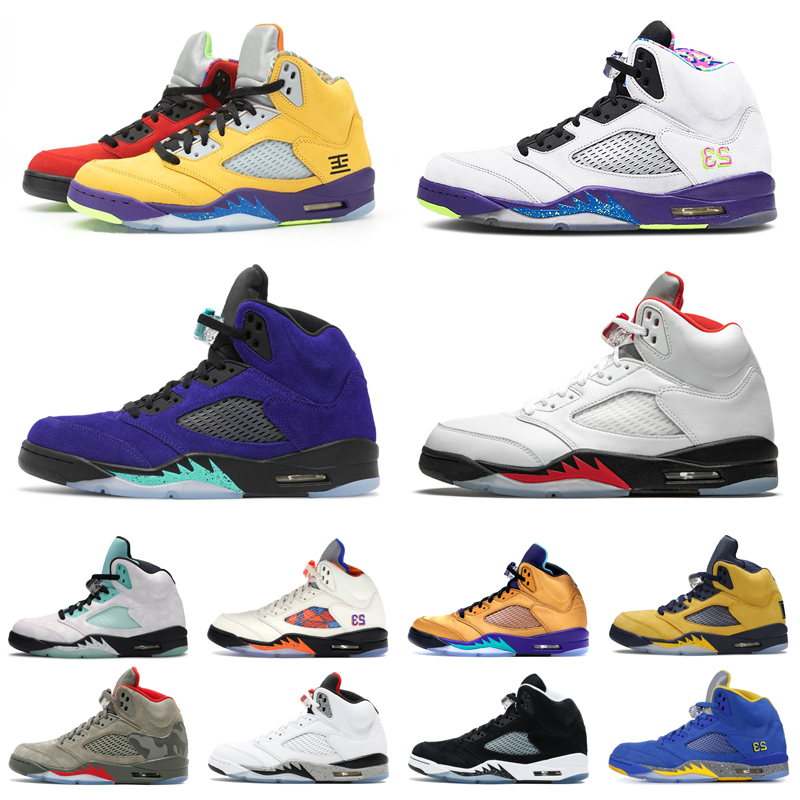 

What the 5 jumpman 5s men basketball shoes Alternate Bel Grape Fire Red Bred TOP 3 white cement mens trainers sports sneakers, 36-47 bred