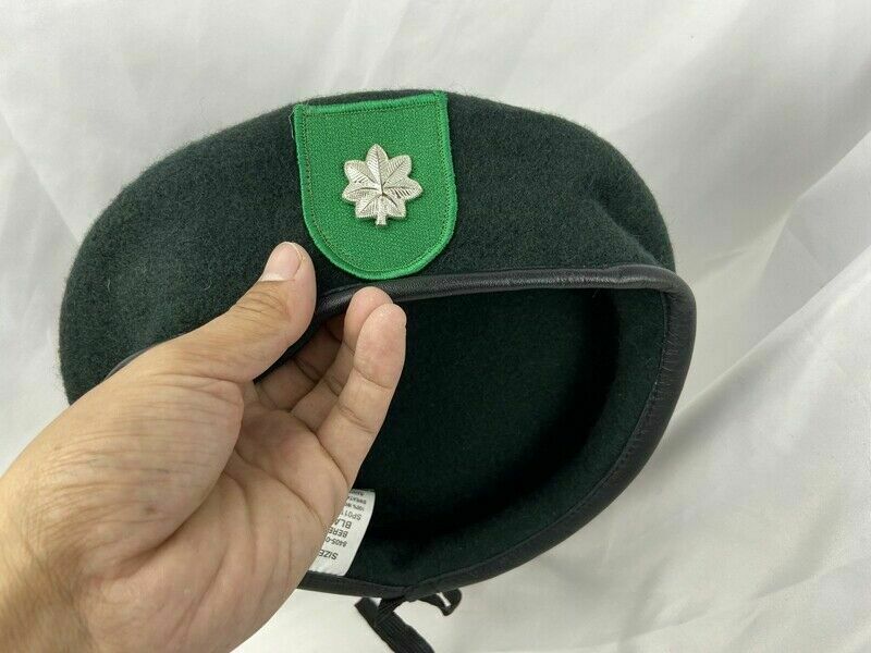 

US Army 9th Special Forces Group Green Beret Lieutenant Colonel Hat Store, As pic