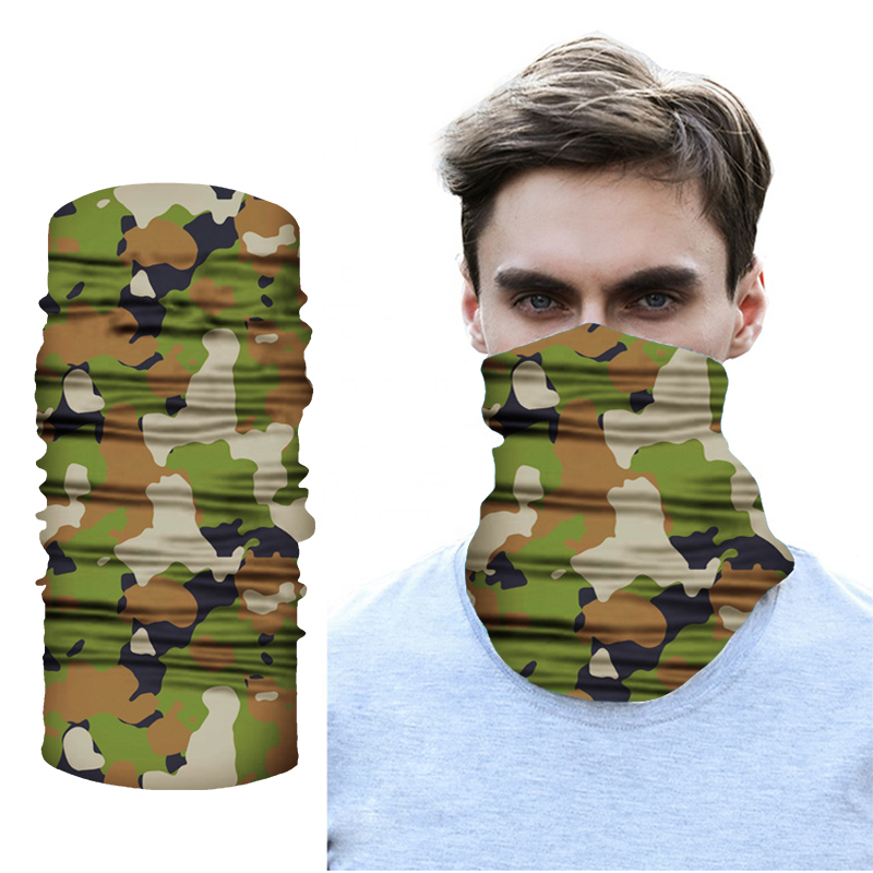 

Camouflage Bandana Motorcycle Bike Riding Protection Headscarf Camping Hiking Protective Face Camo Scarf Mascarillas Shemagh, B386