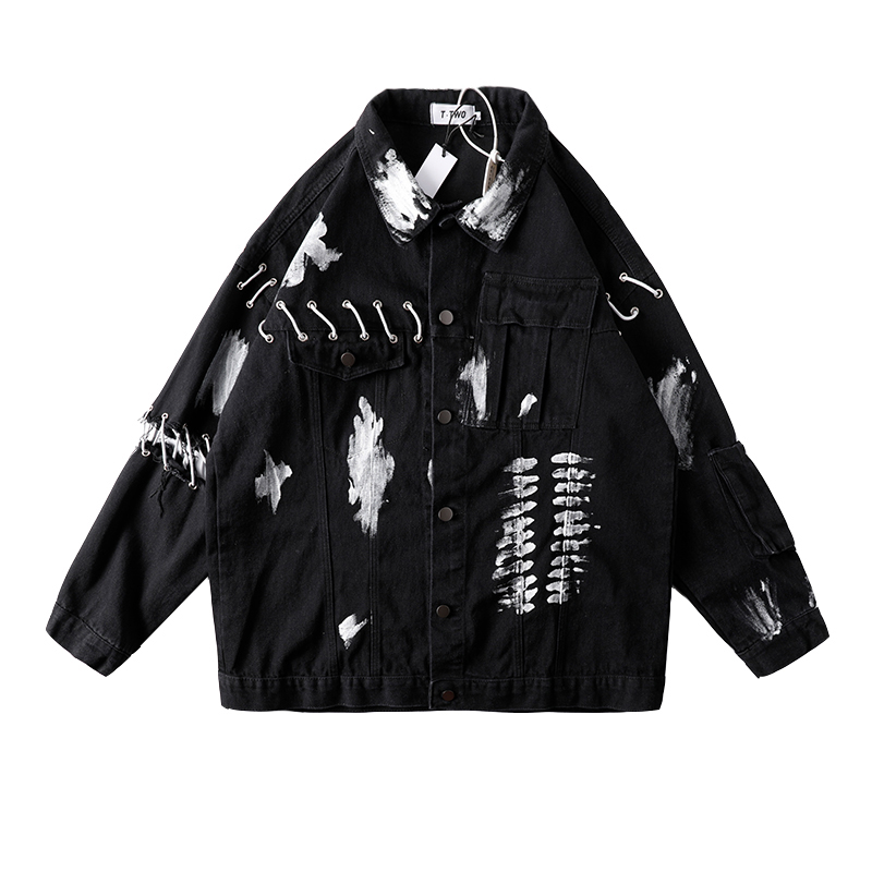 jaqueta jeans pichada