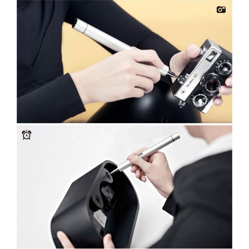 

Mini Electric Screwdriver 18pcs Screwdriver Bits DIY Tool Kit Dual Power Electric Small Appliance Repair Tool Set