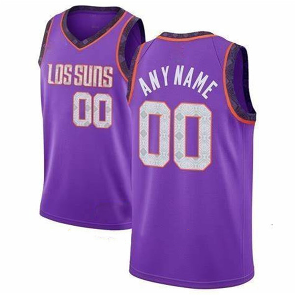

Customized Phoenix Suns Jersey Men Women Kid Custom Name Number 1 Booker 22 Ayton 34 Barkley Basketball Jerseys Purple White Black, Show