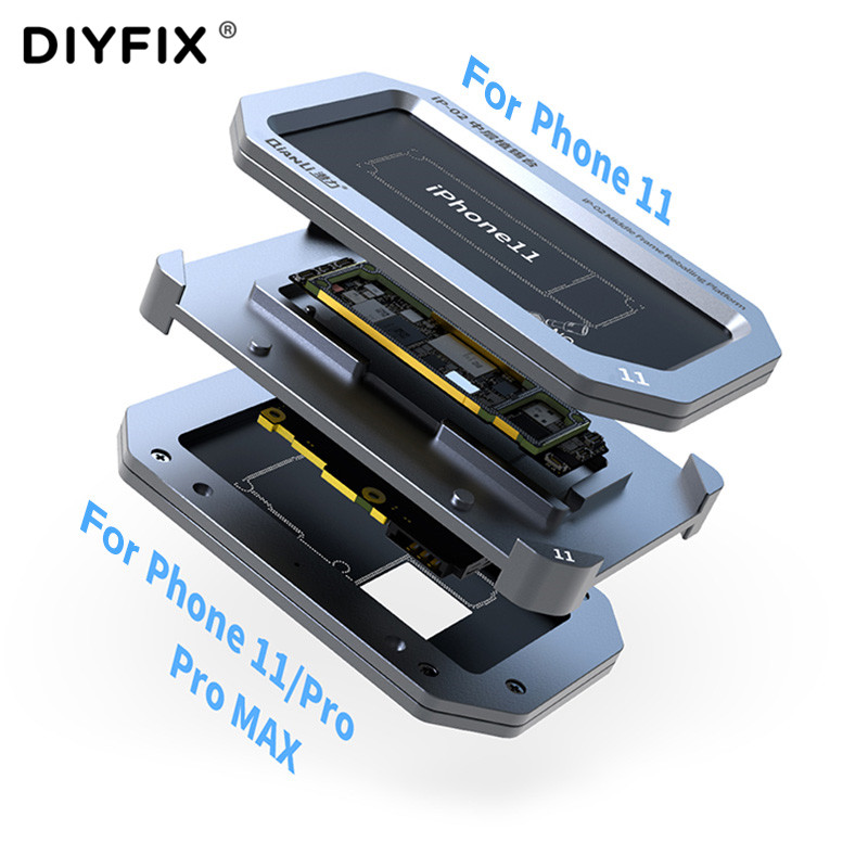

Qianli Middle Frame Reballing Platform Mobile Phone Repair For 11/11pro/11Pro Max Precision Positioning Logic Board Tool