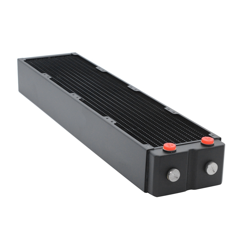 

FREEZEMOD TSRP-65-480 480mm Computer Pc Water Cooler Copper Radiator 3 Layers 65MM Thick Copper Fins Five Holes G1/4