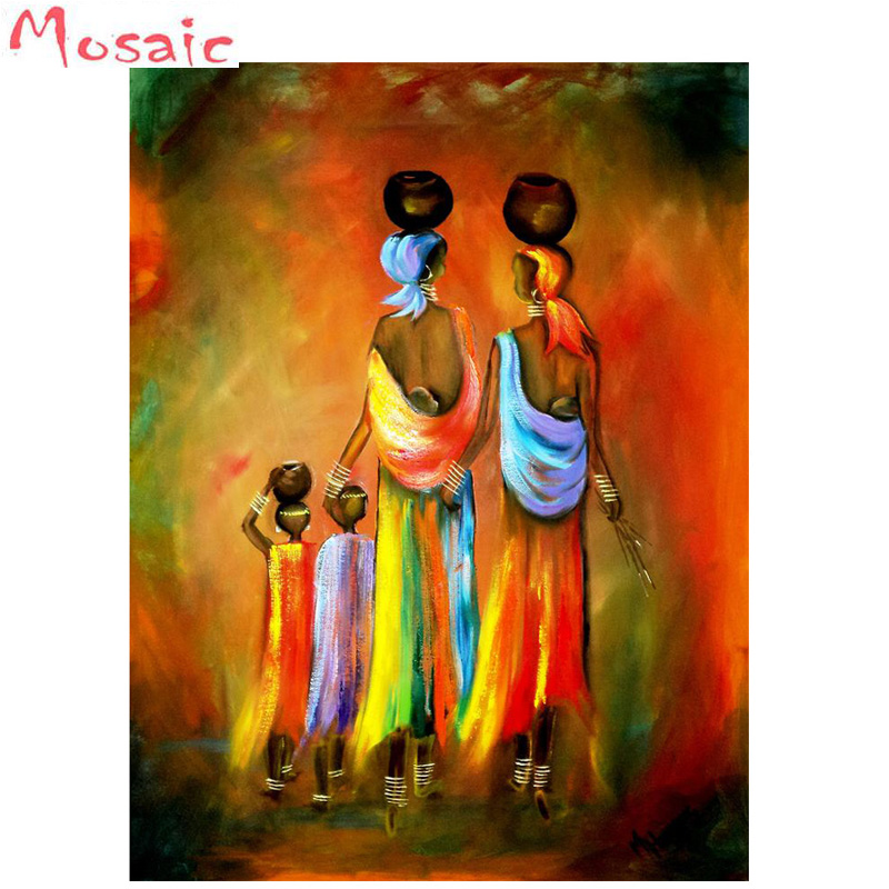 

Africa woman 5d Diy Diamond Painting Kit 3D Cross Stitch Full Square Diamond Embroidery Mosaic,art and Crafts,home Decoration
