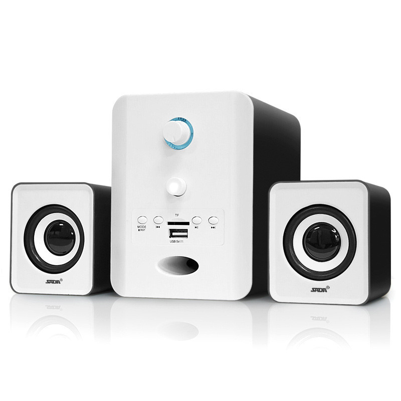 

D-223 USB Wired Bluetooth Speaker Set Computer Speakers Bass Music Player Subwoofer Sound Box for Desktop Laptop PC Smart Phone