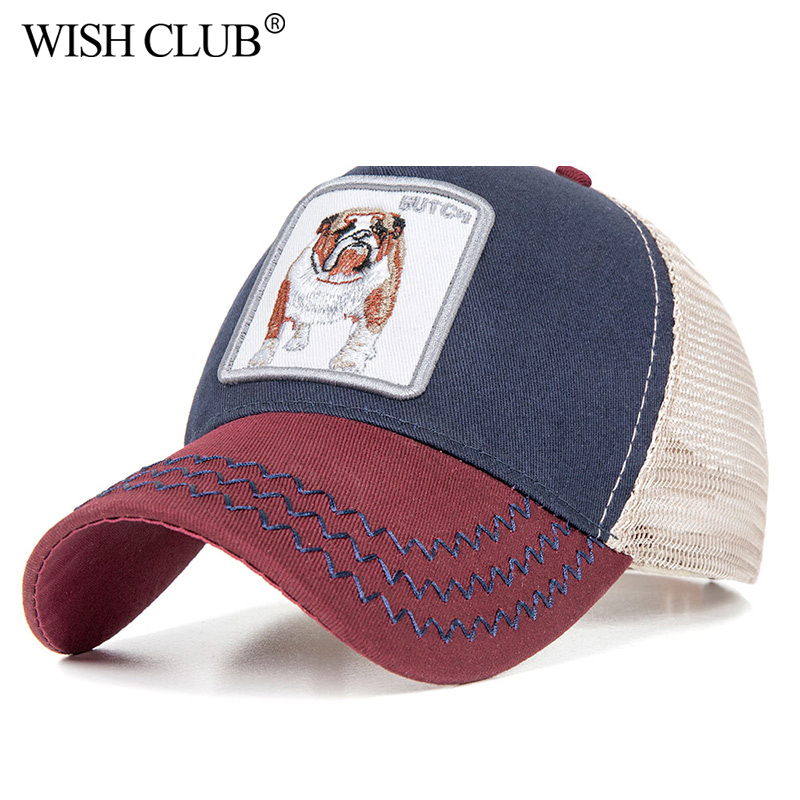 

Fashion Baseball Cap For Women Summer Mesh Cap Adjustable Men Embroidery Animal Snapback Hip Hop Hat Casual Cotton Hat gorra, 32