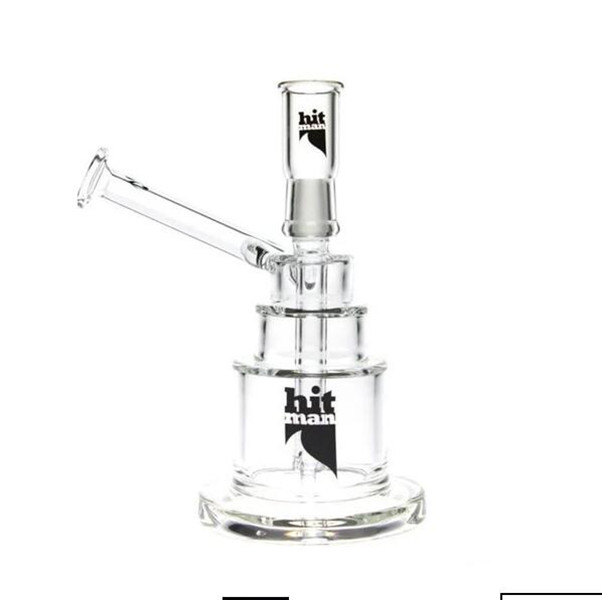 

Hitman Glass Bong Thick Glass Water Bongs Smoking Pipes Hookahs Shisha heady Dab Oil Rigs waterpipe With 14mm joint