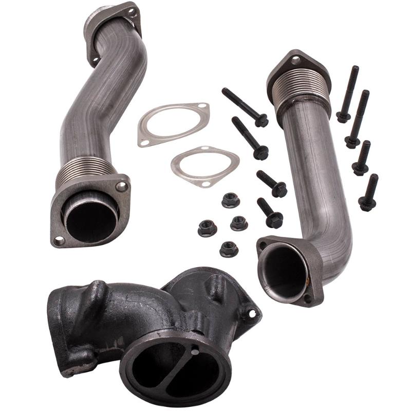 

Bellowed Up Tube +Exhaust Housing & Turbo Pedestal for 7.3L Diesel 99-2003 Pedestal Exhaust Housing & Pipes