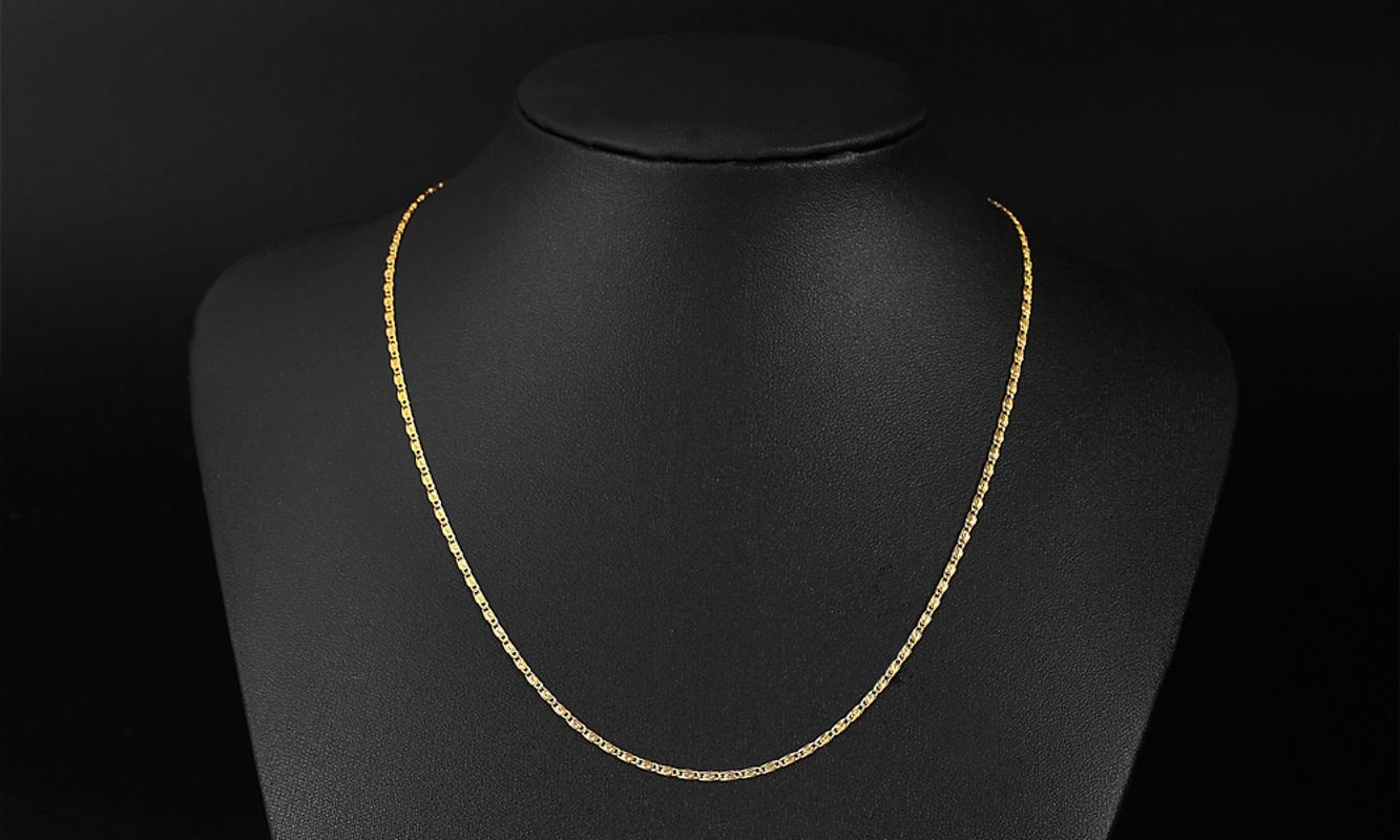 

New wholesale, popular N925 sterling Silver color necklace 2MM16-24 inch simple shape pendant fashion necklace