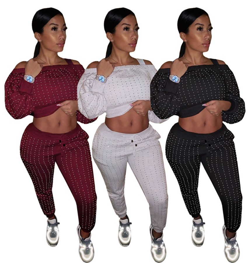 rhinestone plus size tops