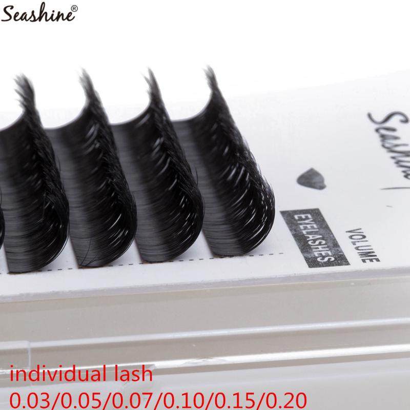 

Seashine Faux Mink Eyelash Extension Supplies Individual Lash Natural Soft Classic Lash 0.03-0.25 Thickness Eyelashes Extension