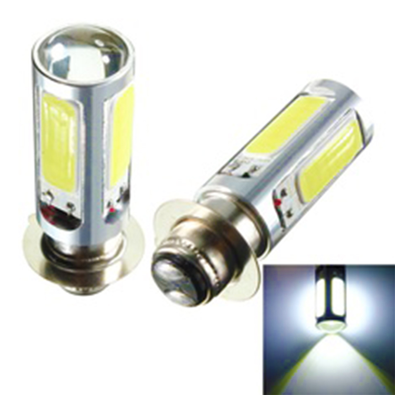 

Pair PX15d H6M 5 COB LED Fog Light Head Lamps Motor Bike Indicator Bulb Car