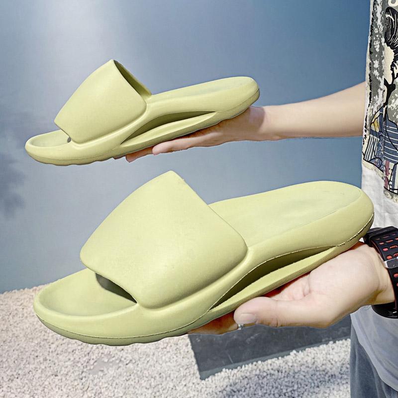 

New Foam Runner Bone Sandals Earth Mens 450 Slippers Foam runner kanye west Desert Sand Resin Beach men Slides slipper sandal sandals, Black