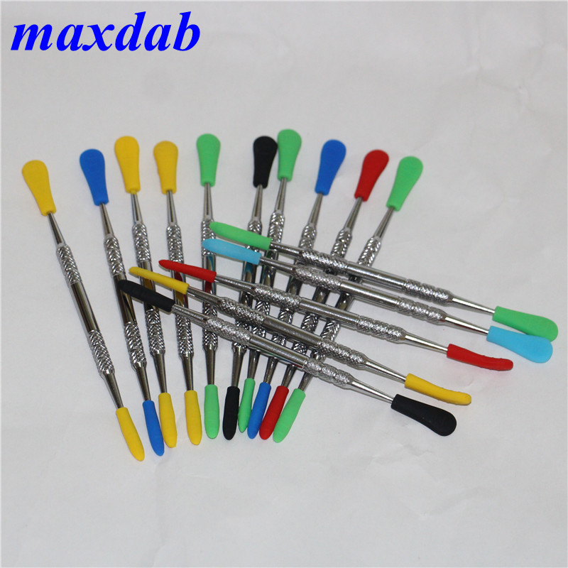 

Wax dabber tools Dab Tool with protector silicone tip Concentrate oil silicon container for glass water bong