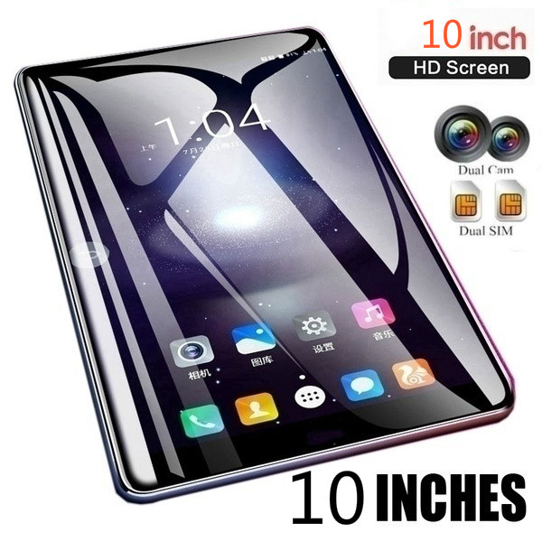

New 10 Inch Ten Core 4G Network WiFi Tablet PC 6G+128GB Android 8.0 Arge 1280*800 IPS Screen Dual SIM Dual Camera Rear 5 MP, Black