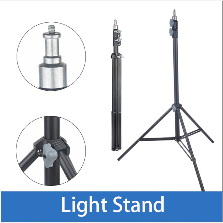 

45cm 75cm 110cm 170cm 190cm 200cm Light Stand for photo Studio Flashing softbox ring light Godox lighting Metal Tripod