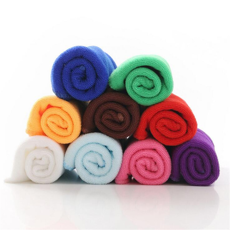 

1PC 30*70cm Face Towel Microfiber Fabric Soft Skin Hair SPA Showers Water-absorption Swimming Car beauty towel, A18-green