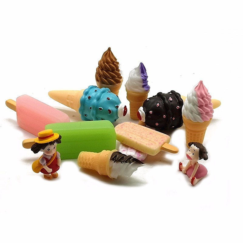 

Artificial Big Ice Cream Popsicle Chocolates Cone Fake Ornament Craft Decor Miniature Dollhouse Home Wedding Decoration DIY