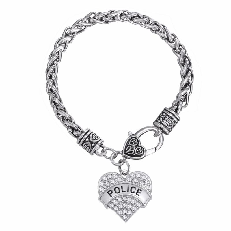 

Fishhook Charm Bracelets Crystal Memorial Heart GIRL / MOM / WIFE Family Bracelet