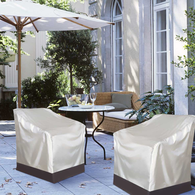 

Chair Covers Outdoor Garden Parkland Patio Waterproof Cover Furniture Rain Sofa Protection Dustproof Stacking