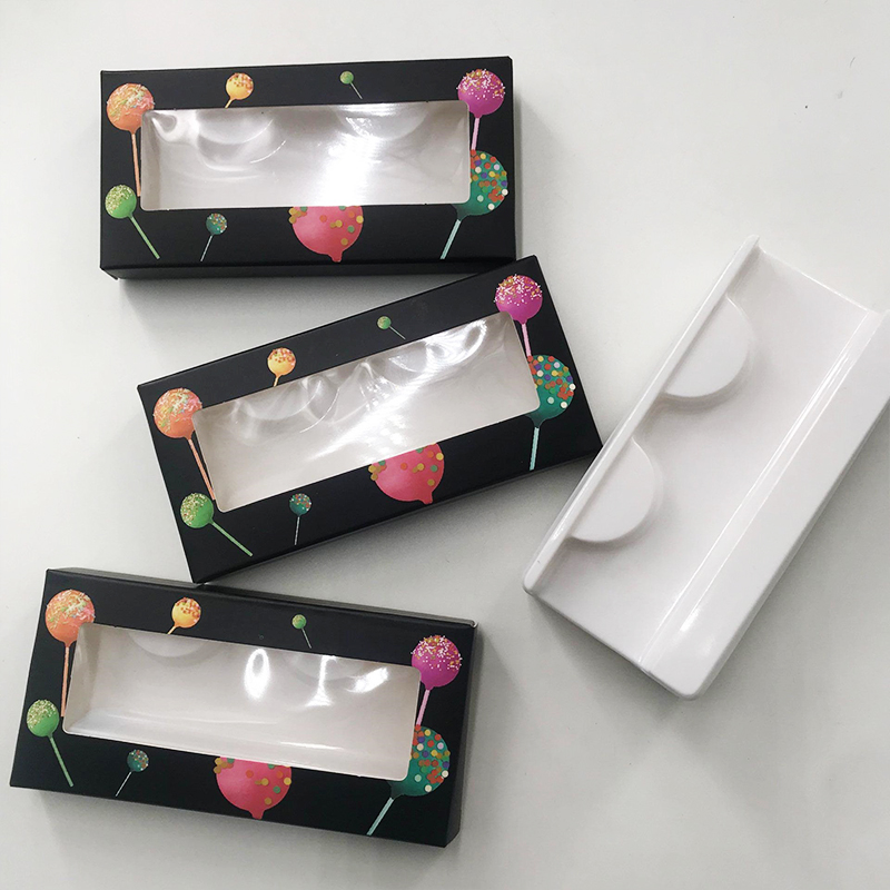 

Lollipop lashes box candy box high quality 20piece/ lot lashes packing new popular cardboard false lash boxes