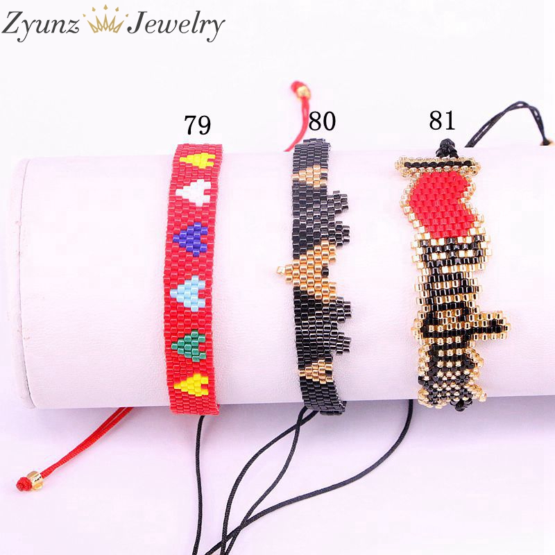 

5PCS, MYUKI Heart Jewelry Bracelet Women Handmade Bracelets