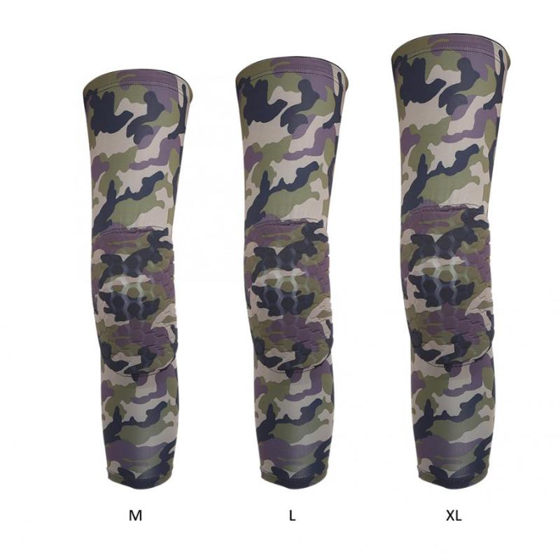 

Universal Sports Kneepad Professional Knee Protector Camouflage Knee Support Brace Leg Protector For Outdoor Basketball Football, As pic