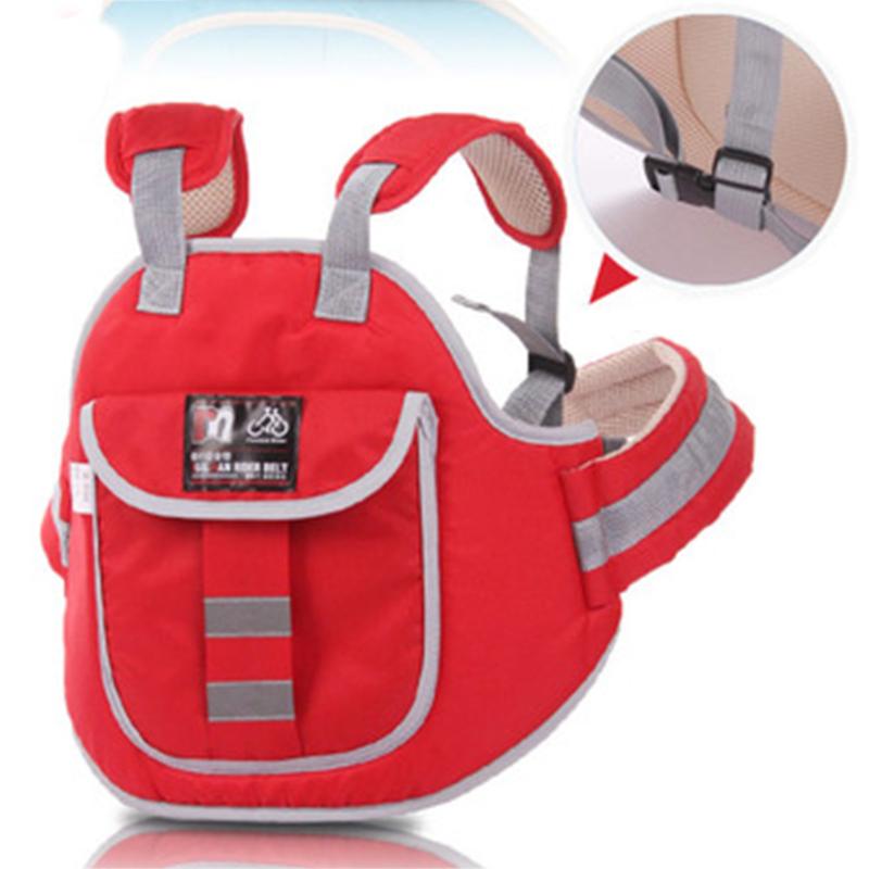 

Adjustable Children Safety Seat Belt with Lock for Motorcycling Cycling Bicycle Bike Baby-Care Accessories 7 Colors #734, Red