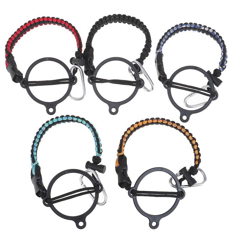 

Adjustable Paracord Water Bottle Handle Bottleneck Rope Carrier Survival Strap Safety Ring for Campers Backpackers Hiker
