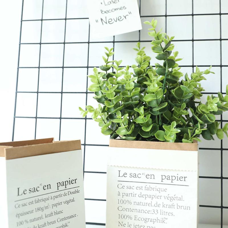 

Artificial Leaf Branch Simulation Leaves Bouquet Greenery Decor Home Office Fake Plant Wedding Ornament
