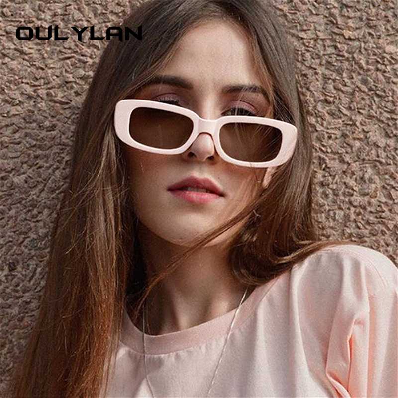 

Oulylan Square Sun Glasses Travel Small Rectangle Sunglasses Men Women Vintage Retro Oculos Lunette De Soleil Femme