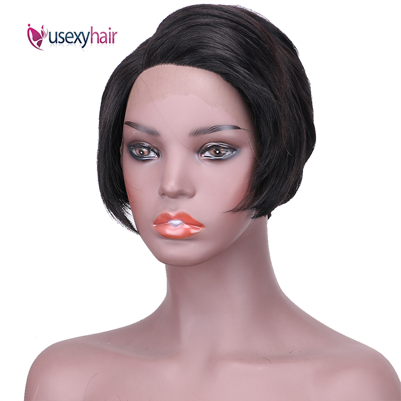 

Short Bob Wigs Human Hair Straight T Part Lace Wigs Short Pixie Cut Wig Brazilian Natural Remy Hair Bob Lace Part Wig For Women, 9026 1