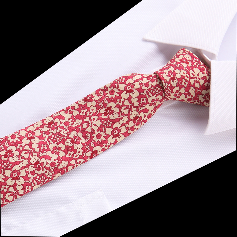 

High-grade Classic Silver Paisley Skinny Tie Slim necktie 6cm Casual Ties cotton Casual For Men group Party Business Necktie