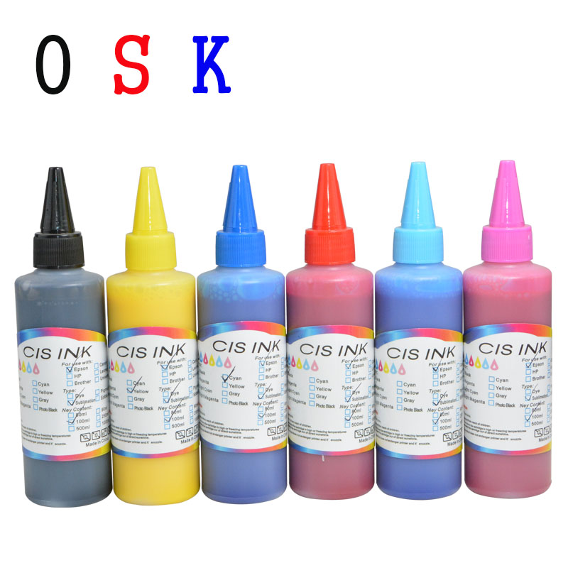 

Sublimation Ink Heat Transfer Ink For Inkjet Printer (6 colorx100ml