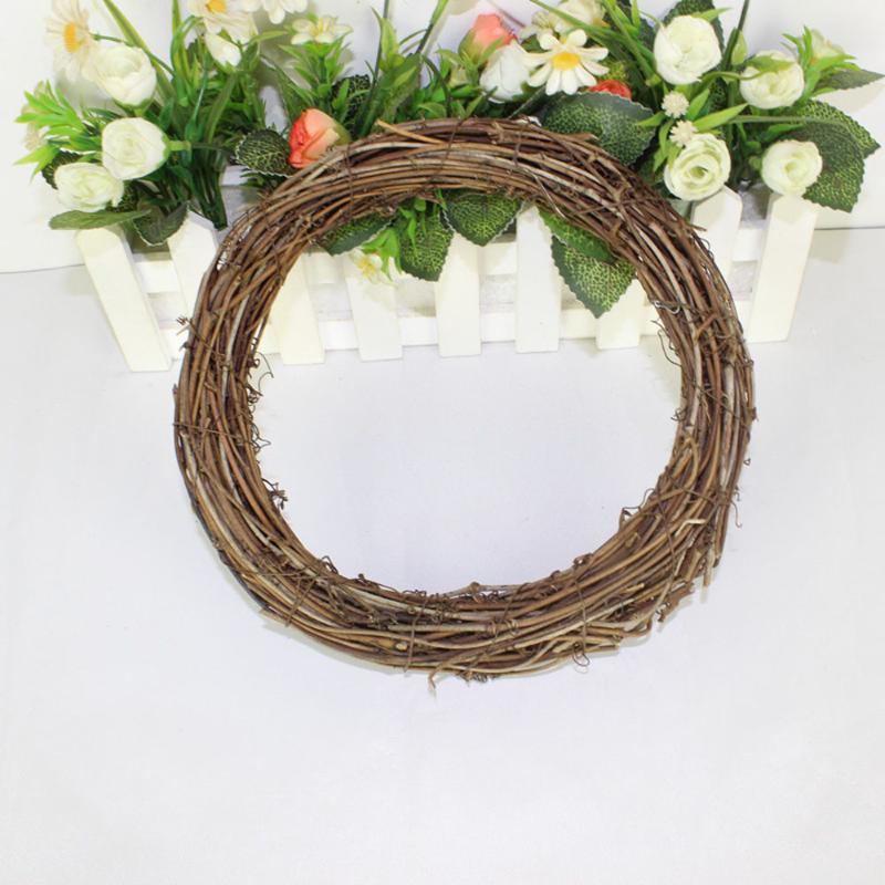 

2020 Christmas Ornament Christmas Party Leaf Fall Door Wreath Door Wall Ornament Natural Vine Xmas Decor Navidad, Multi